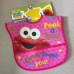 Sesame Street Elmo Waterproof Bib